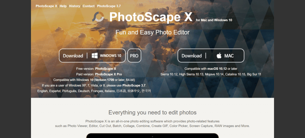 PhotoScape X