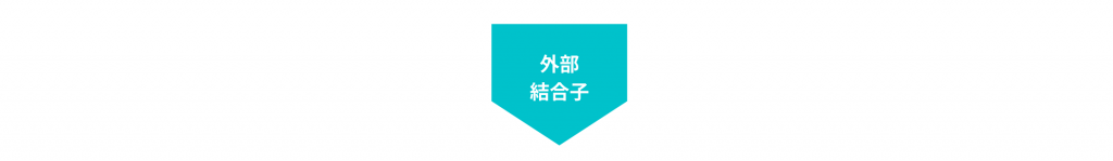 接続(外部結合子)